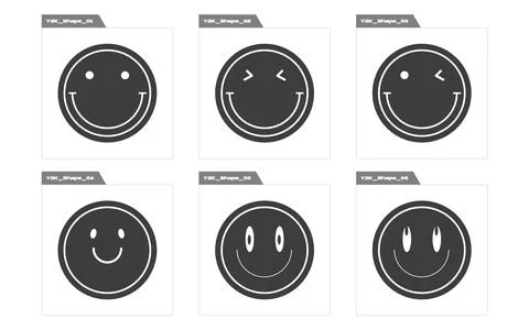Retro futuristic elements for design. Trendy geometric postmodern figures Stock Illustration