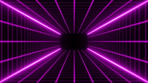 Retro Futuristic purple grid background Stock Video Pond5