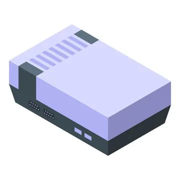 Retro game console representing gaming nostalgia and entertainment 스톡 일러스트