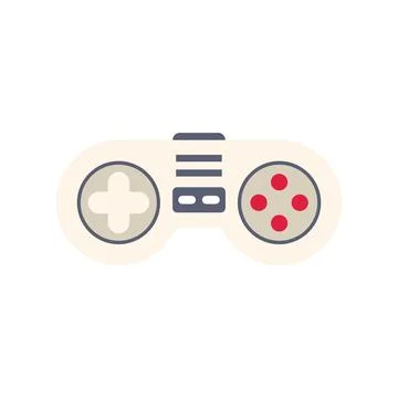 Retro game controller representing gaming and entertainment Illustrazione stock