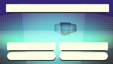 Retro Game Show Theme Vector Illustration Stock Illustration