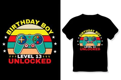 Retro Gaming t-shirt design ,game vector Stock Illustration
