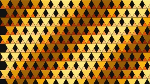 Retro geometric abstract background pattern with warm orange and yellow strip Stock Footage 333799829