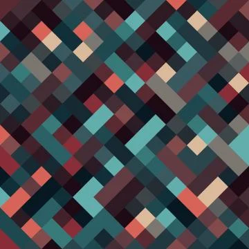 Retro geometric background Stock Illustration