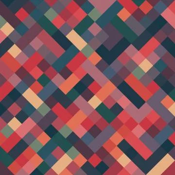 Retro geometric background Stock Illustration