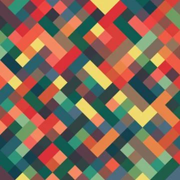 Retro geometric background Stock Illustration