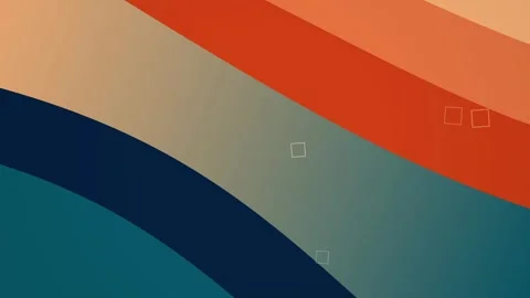 Retro geometric color bands flow in a seamless loop Stock Footage 341402107