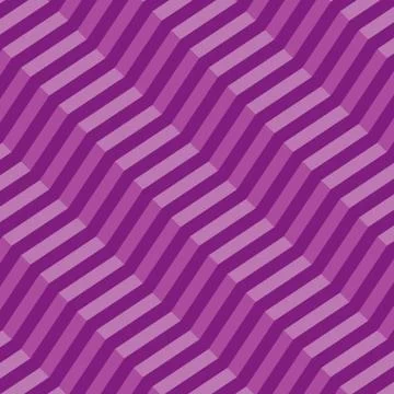 Retro geometric diagonal zigzag seamless pattern - vector 스톡 일러스트
