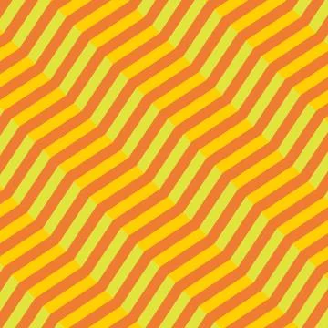 Retro geometric diagonal zigzag seamless pattern - vector Stock Illustration