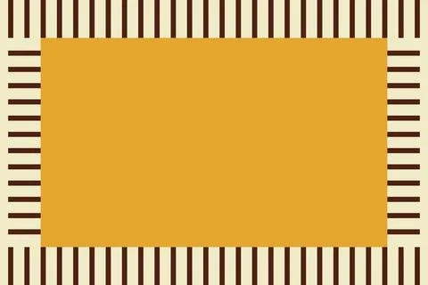 Retro geometric frame border design with empty copy space for text Stockillustratie