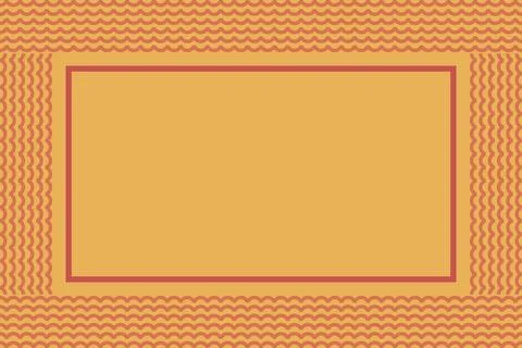 Retro geometric frame border design with empty copy space for text Stock Illustration