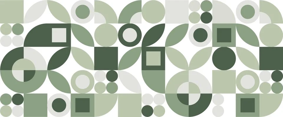 Retro geometric pattern background, vector abstract Stock Illustration