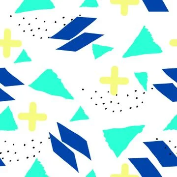 Retro Geometric Pattern Stock Illustration