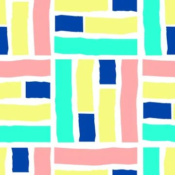Retro Geometric Pattern Stock Illustration