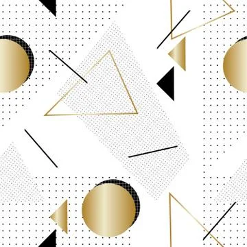 Retro Geometric Pattern Stock-Illustration