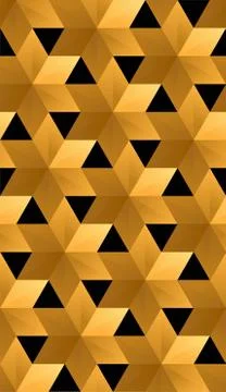 Retro geometric seamless pattern, faces, crystals, flowers Stock Illustration