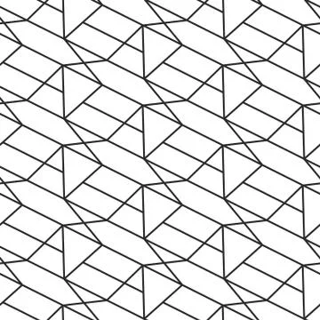 Retro geometric seamless pattern Stock Illustration