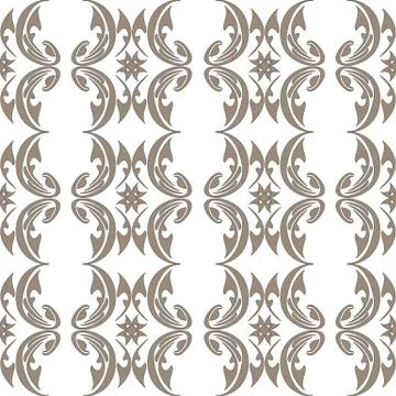 Retro geometric seamless pattern on a white background Illustration