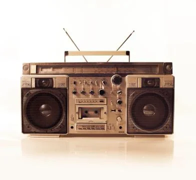 Retro ghettoblaster Stock Photos