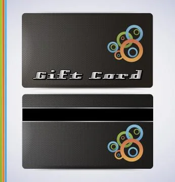 Retro Gift Card Stock Illustration