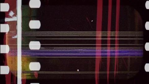 Retro Glitch Animation Background for Creative Openers Stock Footage 305284814