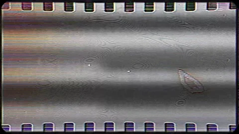 Retro Glitch Chaos Interference Loop for Intros Stock Footage 306636954