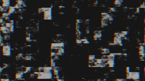 Retro glitch screen background, TV static noise malfunction effect Stock Footage 170185857