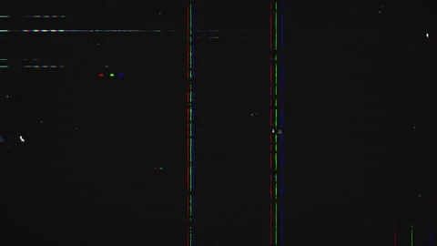 Retro Glitch Screen, Noise Static Distortion, Cyber Hacking Effect 動画素材 298814848