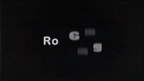 Retro glitch text animation with static noise with distortion dark background 스톡 동영상 338386406