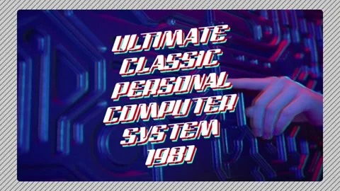 Retro Glitch Titles Stock After Effects