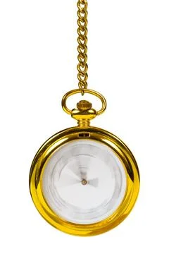 Retro gold clock - time passing concept Retro gold clock - time passing co... Stock Photos