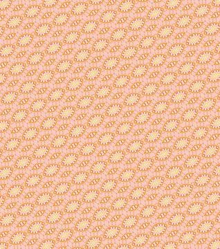 Retro golden navy inspired repeating geometric background with deep sea, burnt o Stock Illustration