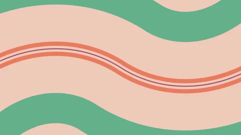 Retro Gradient Waves — Synthwave YouTube Background Stock Footage 328351502