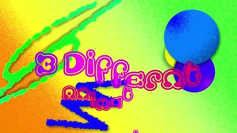 Retro Grain Shape Title After Effects stock