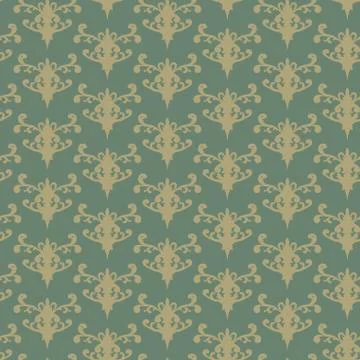 Retro-green-background Stock Illustration