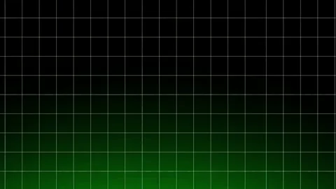 Retro green glowing grid loop with subtle digital interference Stock Footage 332707362