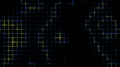 Retro Grid 02 Video stock 293929592