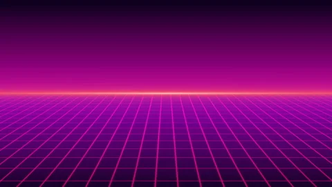 Retro Grid Stock Footage 138234606