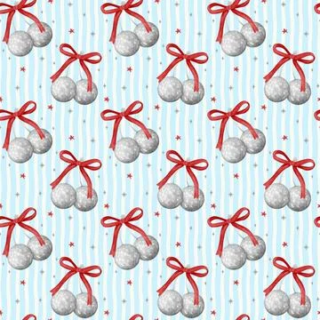 Retro Groovy Valentine seamless pattern y2k coquette silver disco ball cher.. Stock Illustration