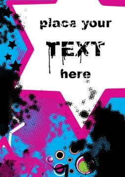 Retro grunge background, vector illustration Stock Illustration
