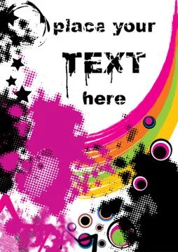 Retro grunge background, vector illustration Stock Illustration