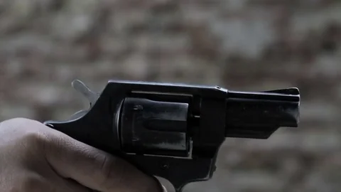 Retro gun. FULL HD. Stock Footage 82650462