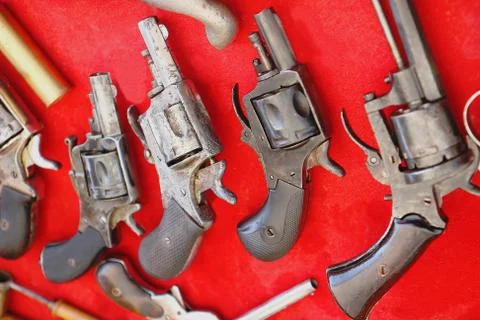 Retro guns Stock Photos