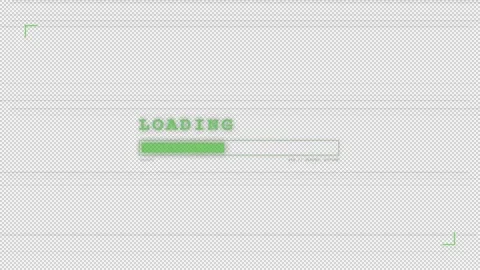 Retro hacker-style green loading bar animation on a black background Vídeos de archivo 334963843