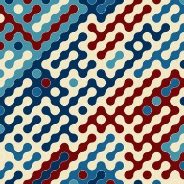 Retro halftone background - vector illustration Stock Illustration