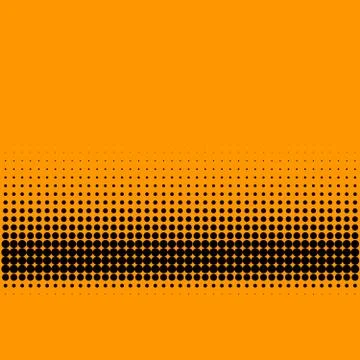Retro halftone black dots gradient lower third 스톡 일러스트