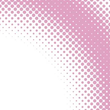 Retro halftone circle pattern background - vector graphic Stock Illustration