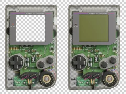 Retro handheld console Stock Illustration