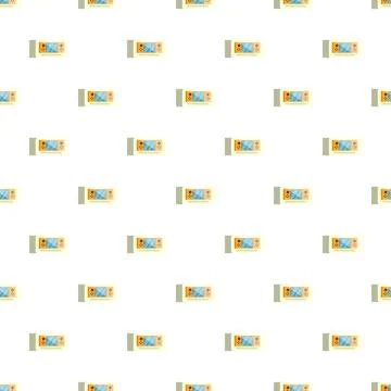 Retro handheld game console repeating pattern background Stock Illustration