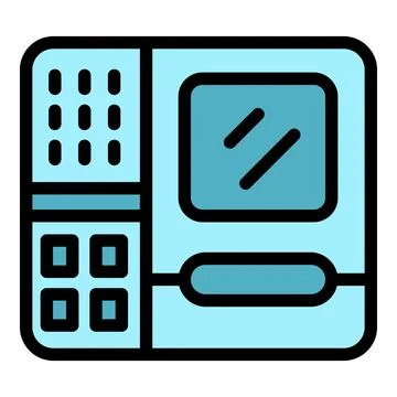 Retro handheld gaming console bringing nostalgia and entertainment Stock Illustration